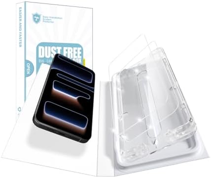 BIGFACE [2 Pack for iPhone 17 Pro [6.3"] Screen Protector, 9H Hardness Shatterproof Long Durable HD Clear Tempered Glass Film, [Easy Instlltion with Dust-Free Box] [Bubble Free]