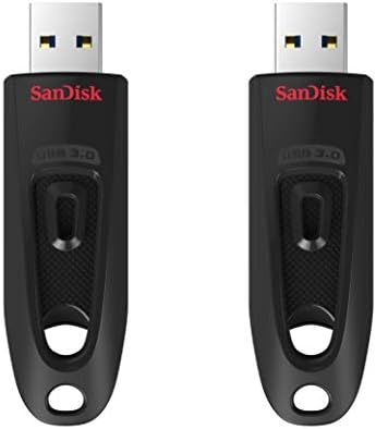 SANDISK 64GB 2-Pack Ultra USB 3.0 Flash Drive (2x64GB) - SDCZ48-064G-GAM462, Black