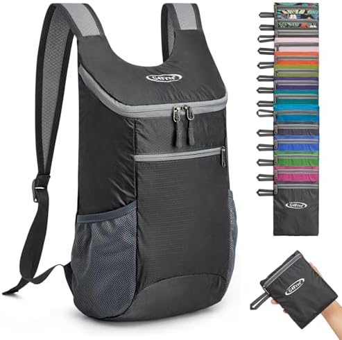 G4Free Lightweight Packable Hiking Backpack for Men Women Small Hiking Daypacks Foldable Shoulder Pack Casual Outdoor Bag 11L