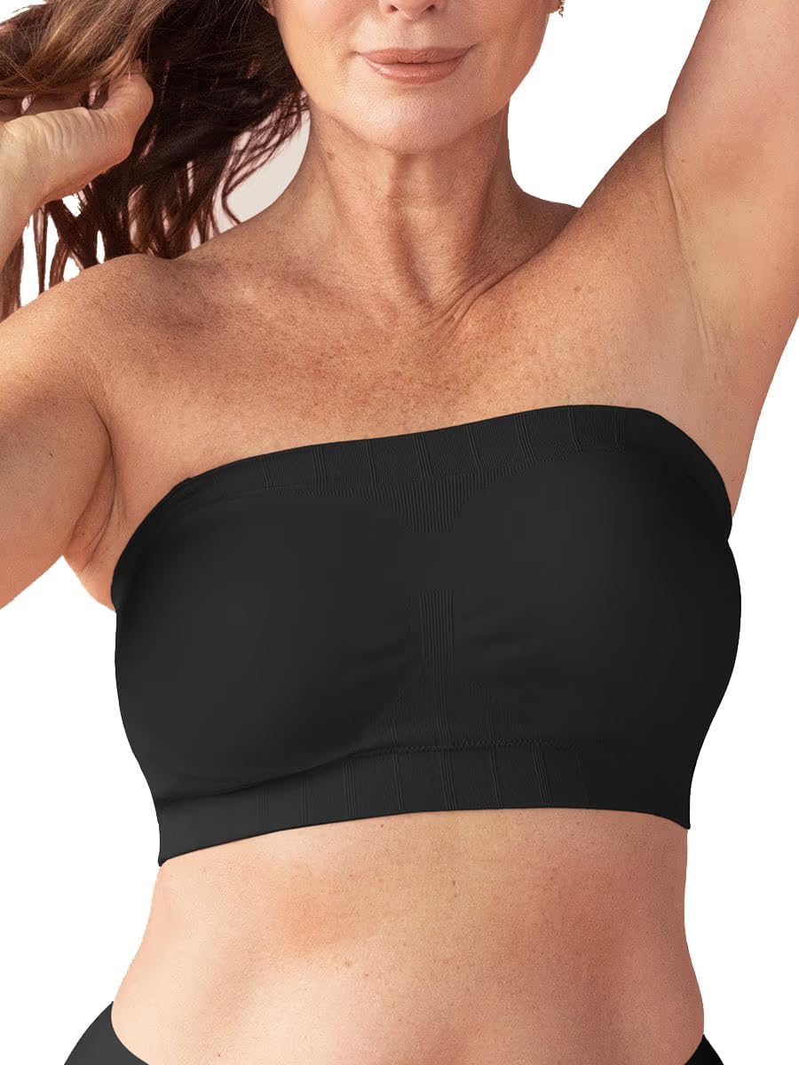 SHAPERMINT Strapless Bras for Women - Bandeau Bra, Small to Plus Size Bras for Women, Strapless Top
