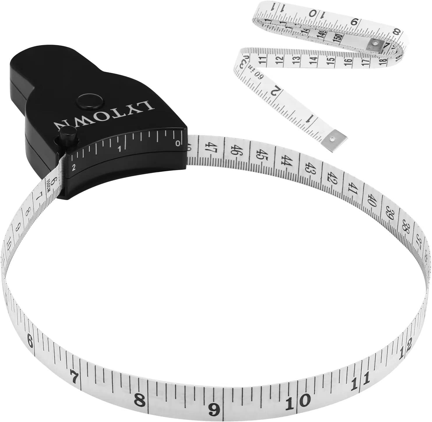 2PCS Tape Measure Body Measuring Tape 60inch (150cm), Retractable Measuring Tape for Body Measurement &amp; Weight Loss, Accurate Body Tape Measure for Fitness, Tailor, Sewing, Handcrafts, Clothes