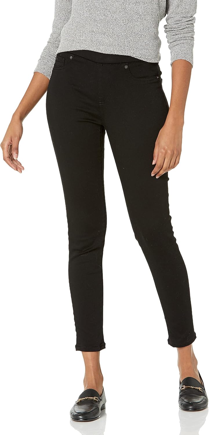 Amazon Essentials Women's Mid-Rise Stretch Pull-On Jegging