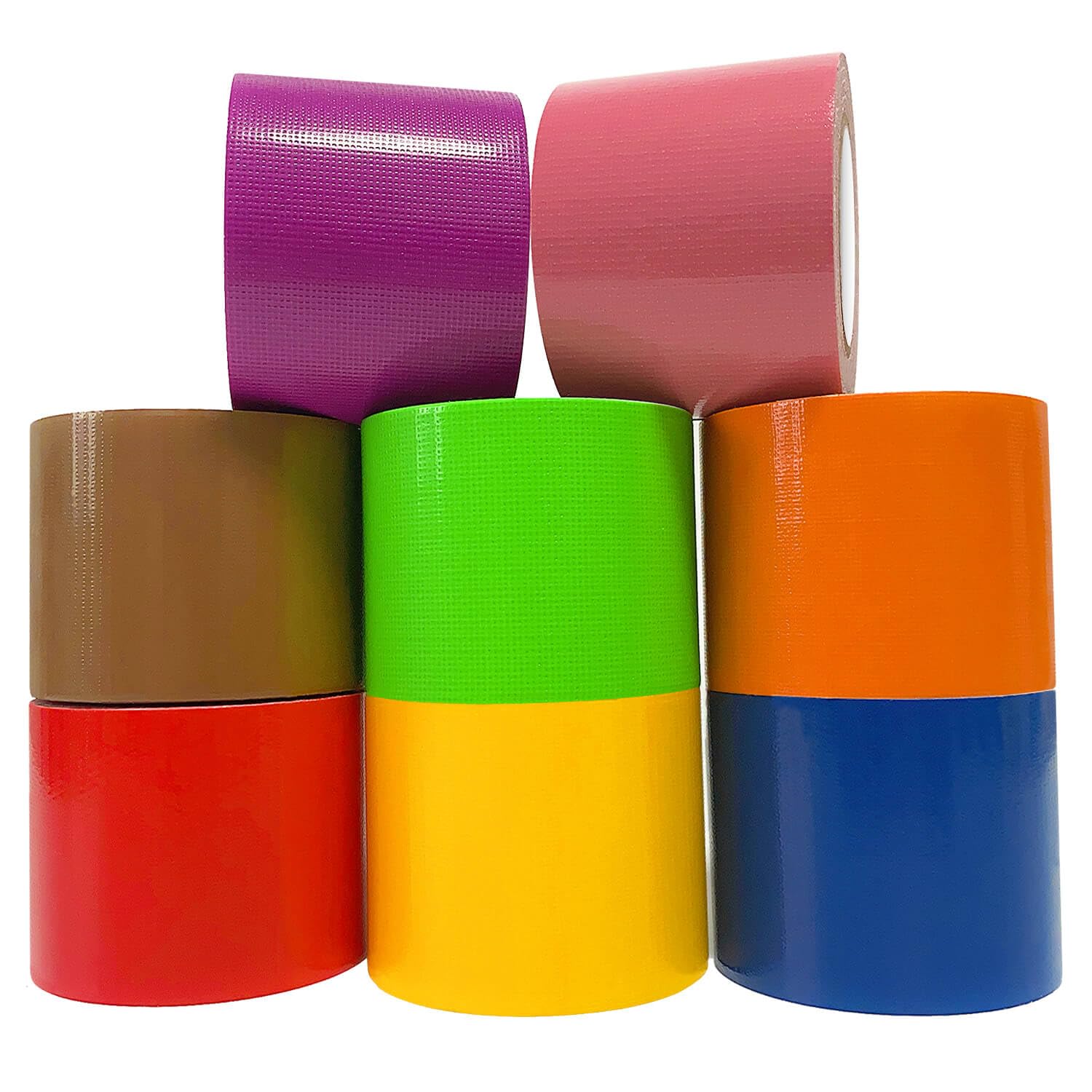 LYLTECH Rainbow Colored Duct Tape 8 Rolls,Colorful Duct Tape,Heavy Duty Rainbow Tape Colored Tape Variety Pack,Arts &amp; Crafts and DIY,Waterproof,Tear by Hand,Great for Packaging, 1.5 in x 22 ft