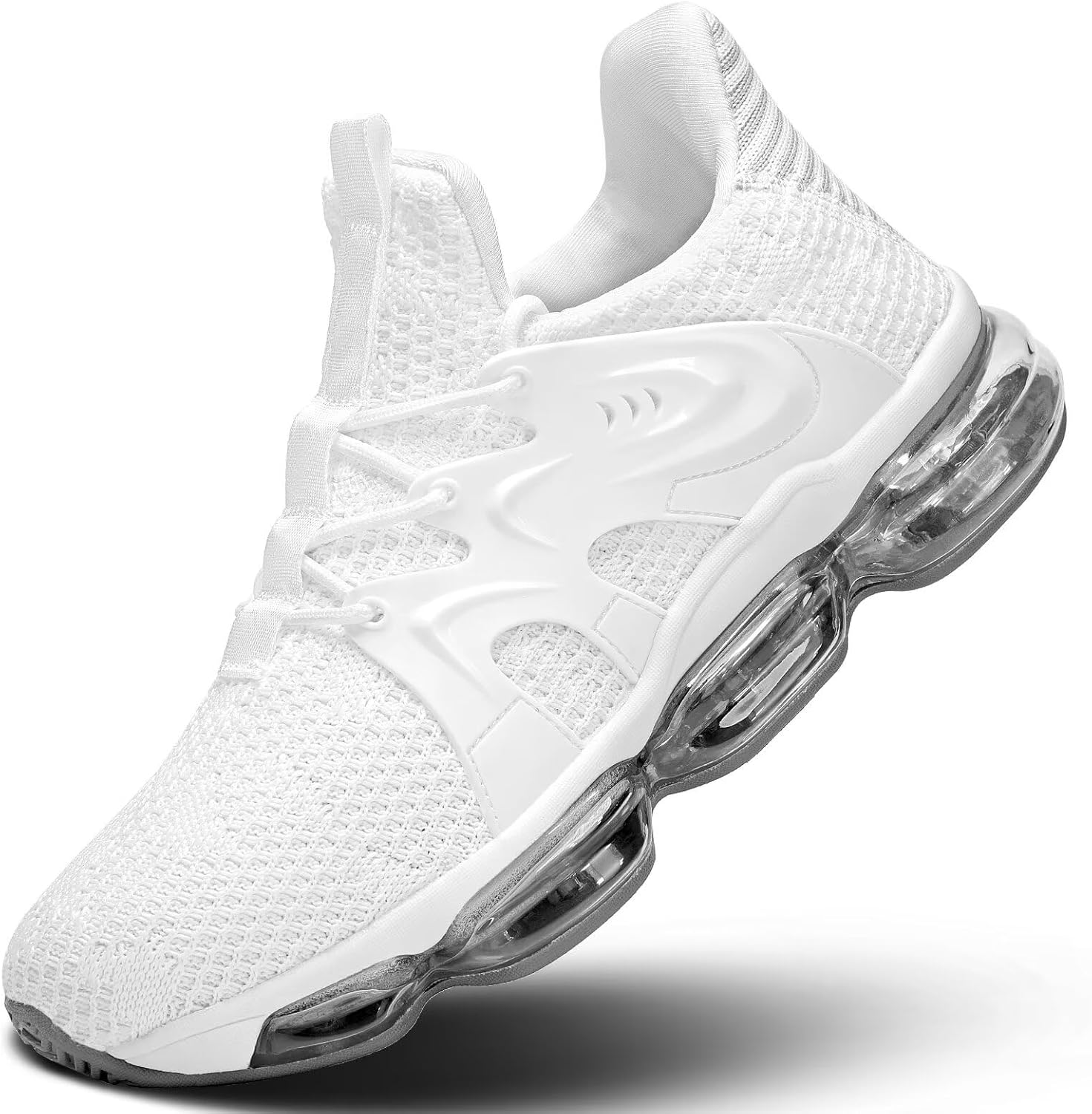 Wrezatro Mens Running Shoes Breathable Walking Tennis Casual Non Slip Comfort Work Fashion Basketball Sneakers Trainers