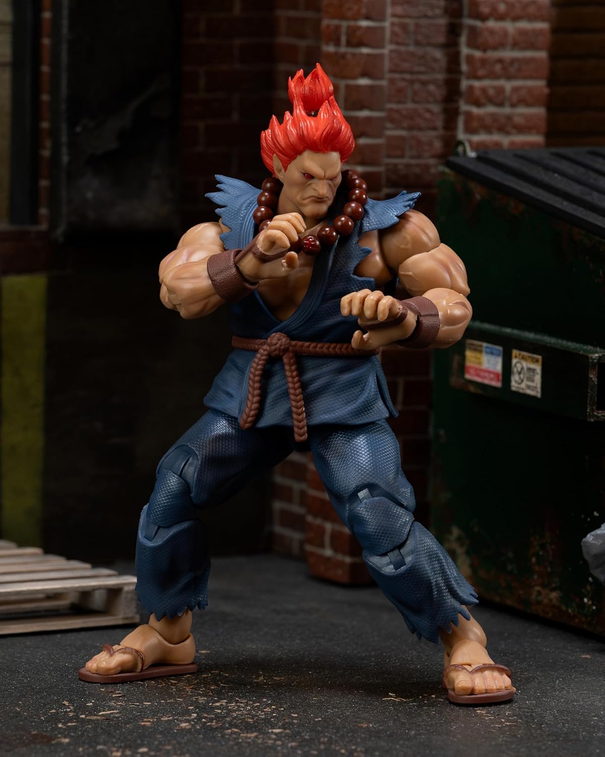 Jada Street Fighter II Akuma \u2013 1:12 Scale Action Figure Toys \u2013 Premium Articulation &amp; Accessories \u2013 Collector\u2019s Display or Kids Play \u2013 Ages 13+