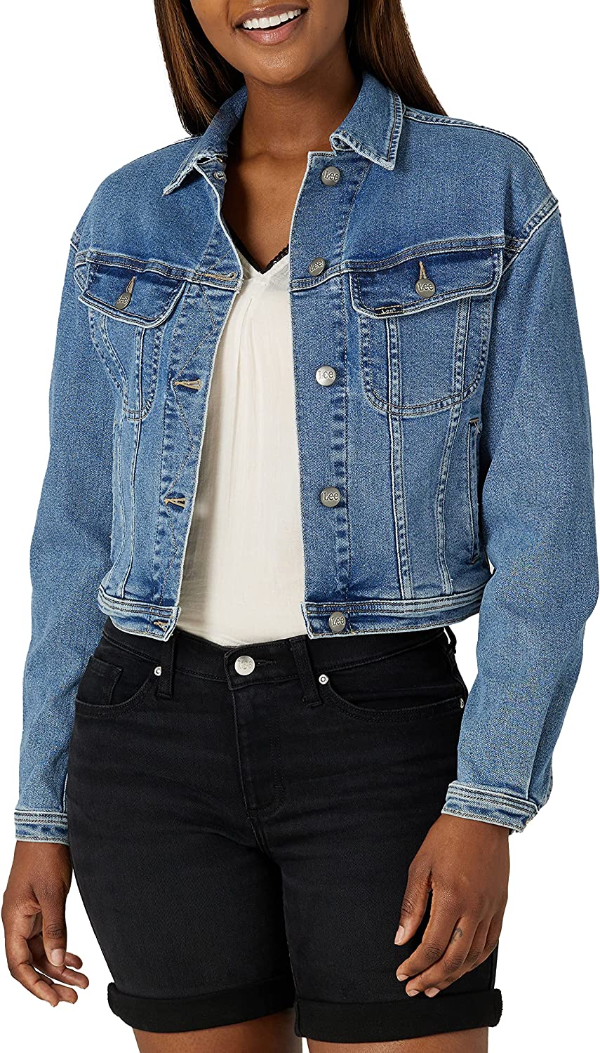 Lee Women's Legendary Cropped Jean Jacket