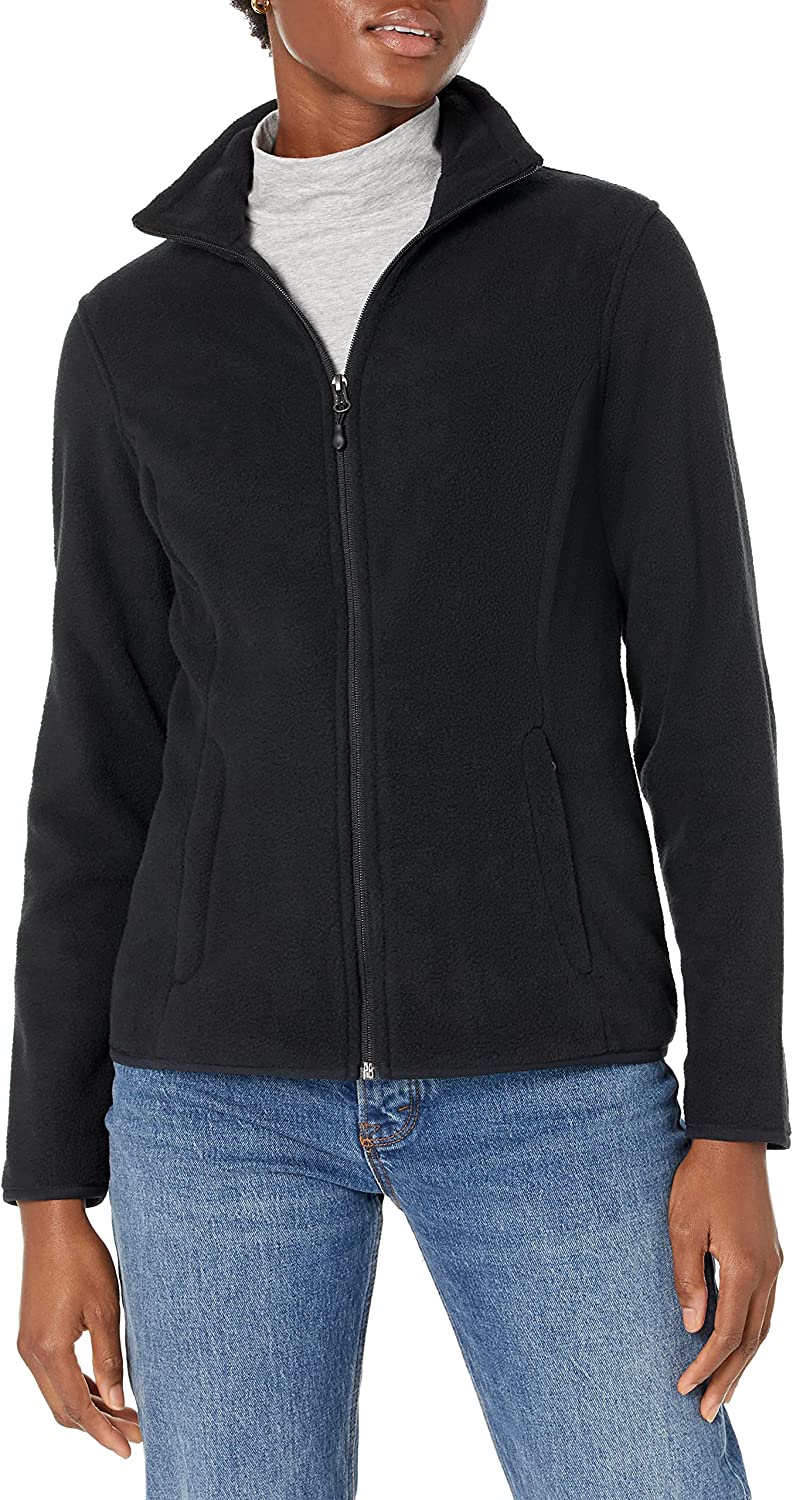 Amazon Essentials Women's Classic-Fit Long-Sleeve Full-Zip Polar Soft Fleece Jacket