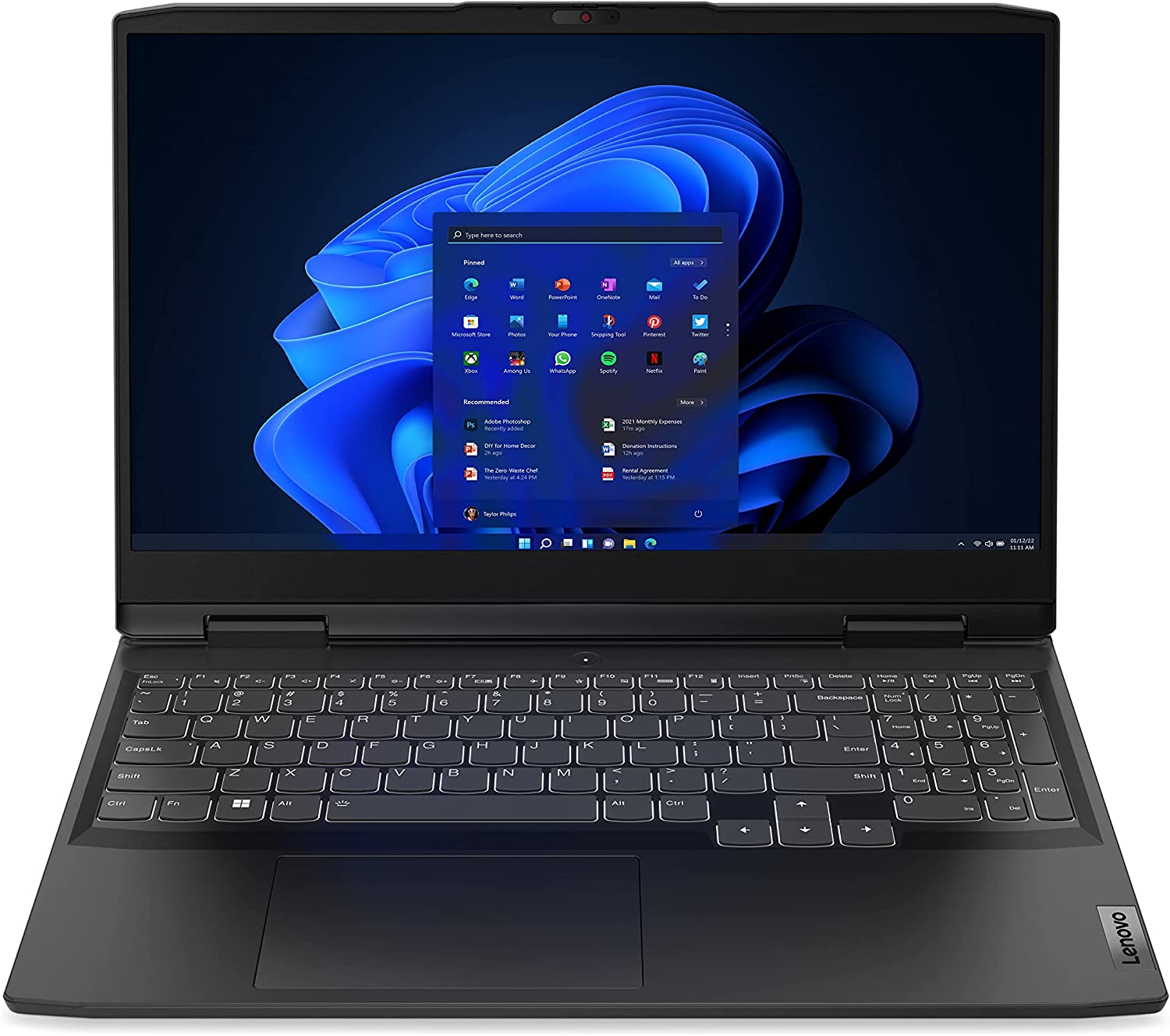 Lenovo - 2022 - IdeaPad Gaming 3 - Essential Gaming Laptop Computer - 15.6" FHD - 120Hz - AMD Ryzen 5 6600H - 8GB DDR5 RAM - 256GB NVMe Storage - NVIDIA GeForce RTX 3050 Graphics - Windows 11 Home