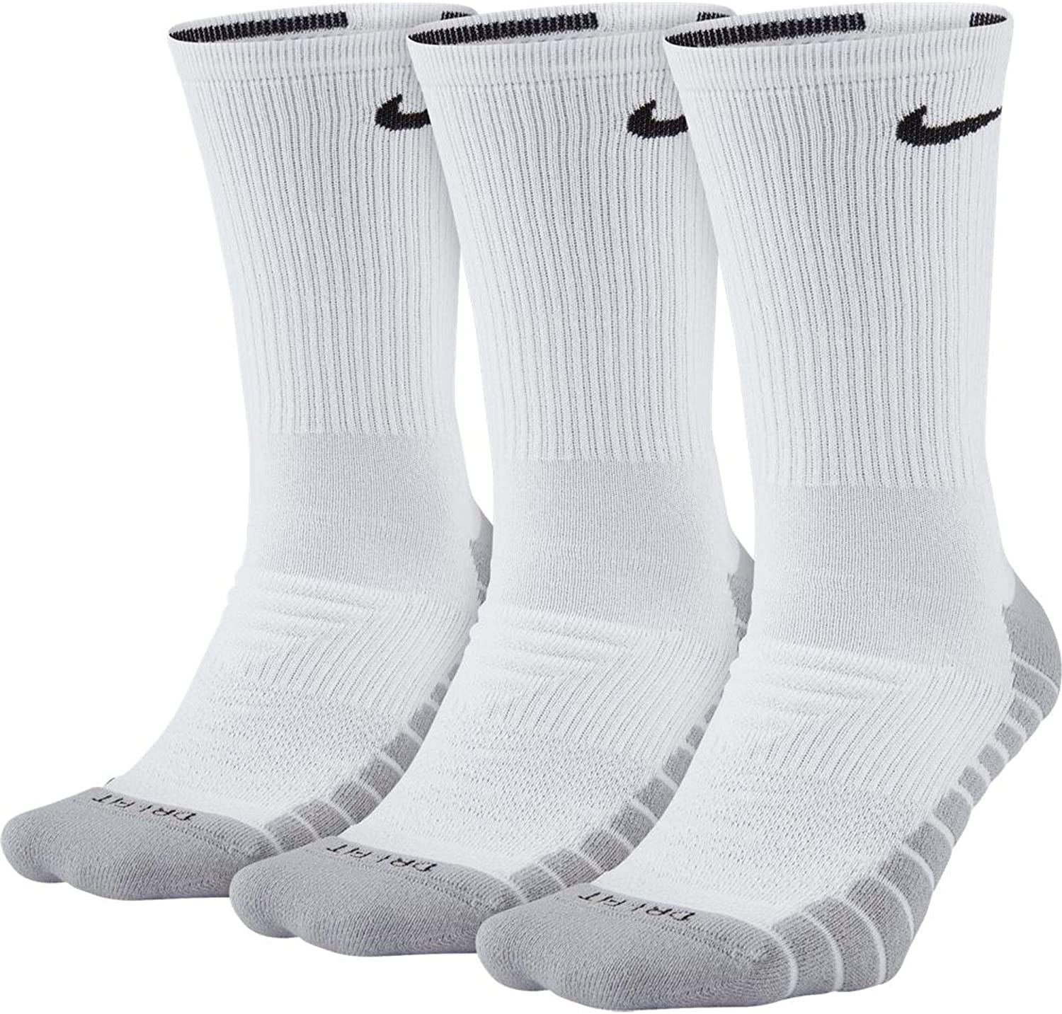 Nike Unisex Everyday Max Cushion Crew Training Sock (3 Pair) (L, 100)