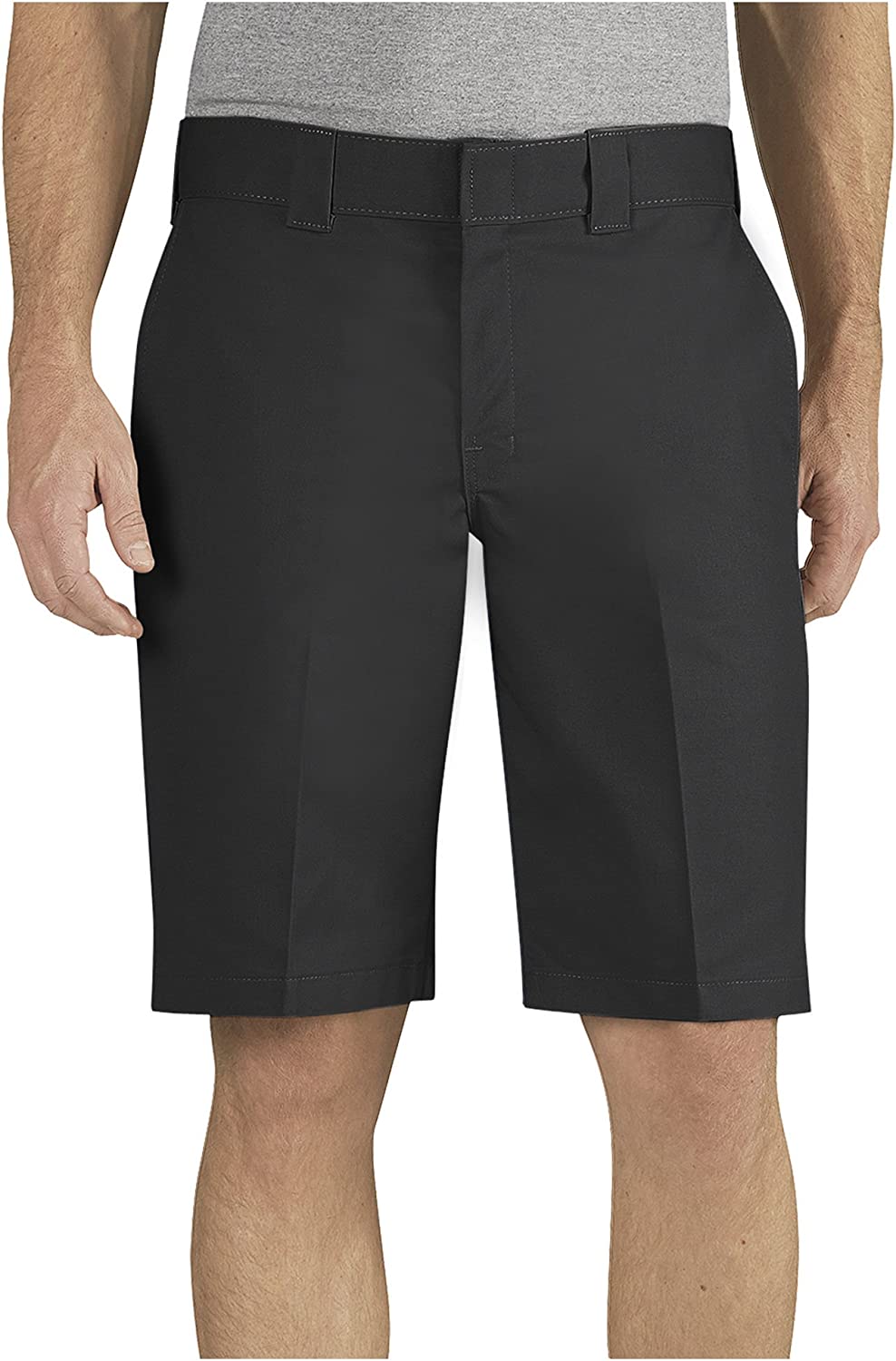 Dickies Men's 11 Inch Relaxed-Fit Stretch-Twill Work Short