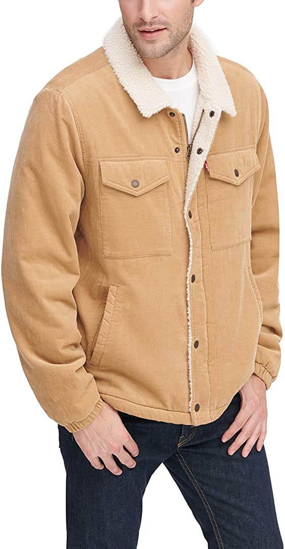 Levi's Men's Corduroy Sherpa Trucker Jacket
