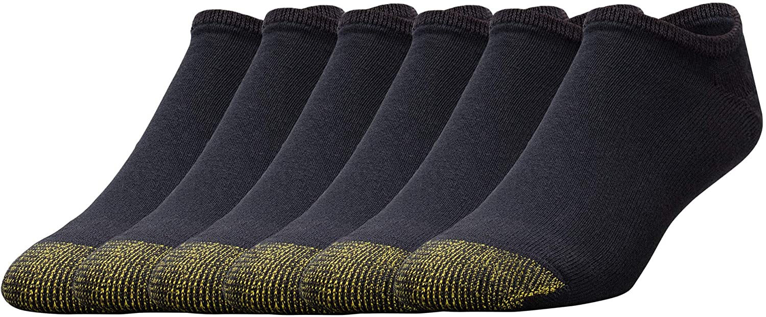 Gold Toe Men's 656f Cotton No Show Athletic Socks, Multipairs
