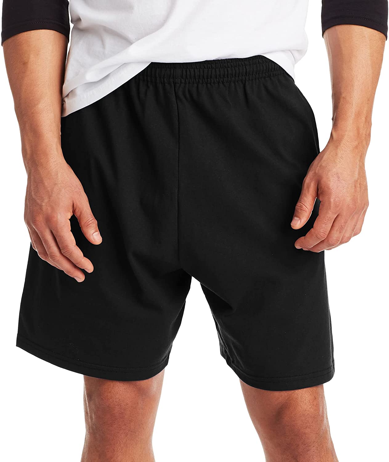 Hanes Men's Jersey Pocket Short