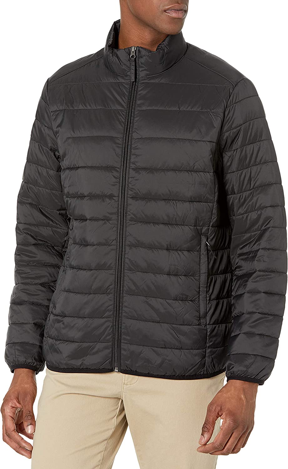 Amazon Essentials Men's Lightweight Water-Resistant Packable Puffer Jacket