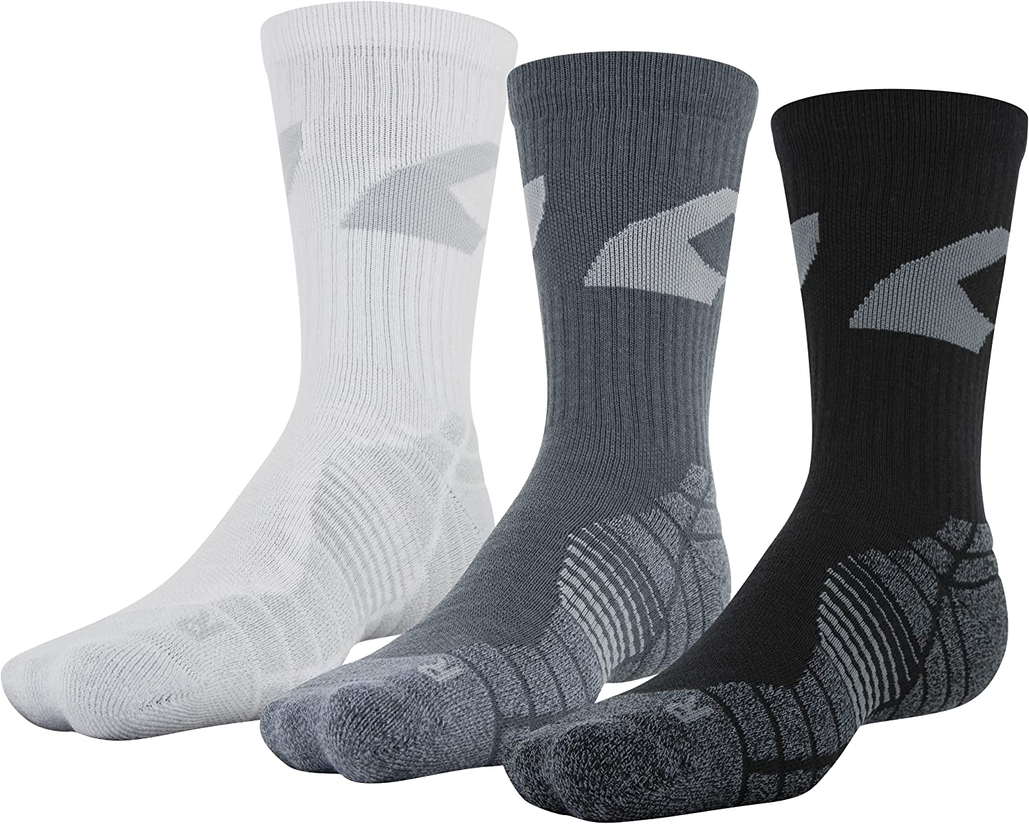 Under Armour Men's Elevated Novelty Crew Socks, 3-Pairs