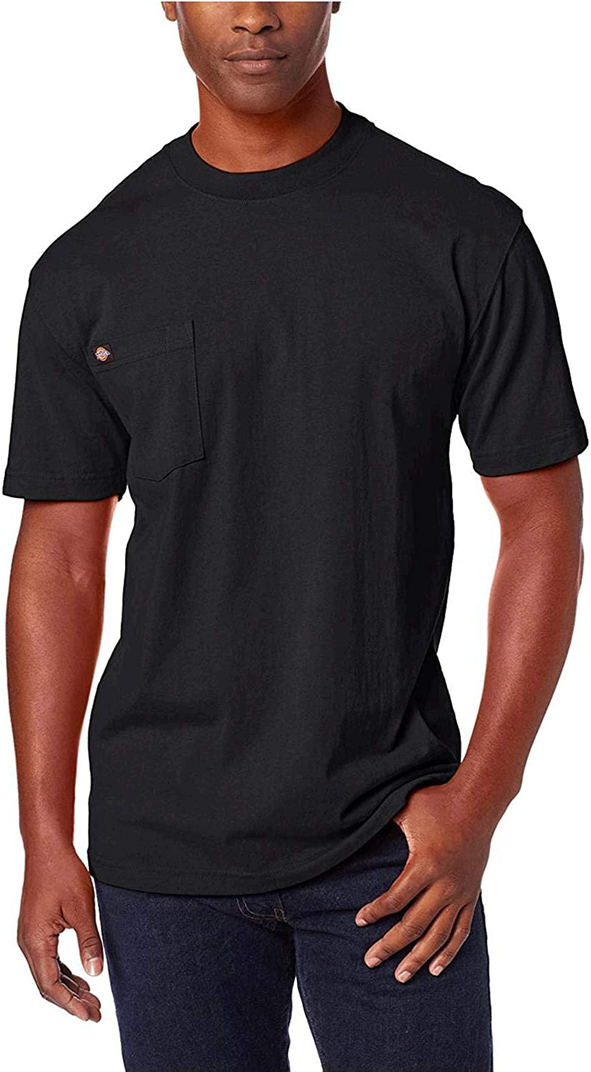 Dickies Men's Big & Tall Heavyweight Crew Neck Short Sleeve Tee Big-Tall