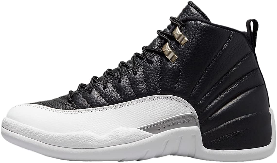 Nike Mens Air Jordan 12 Retro Sneaker, Adult, Black/Varsity Red-White, 9.5 M US