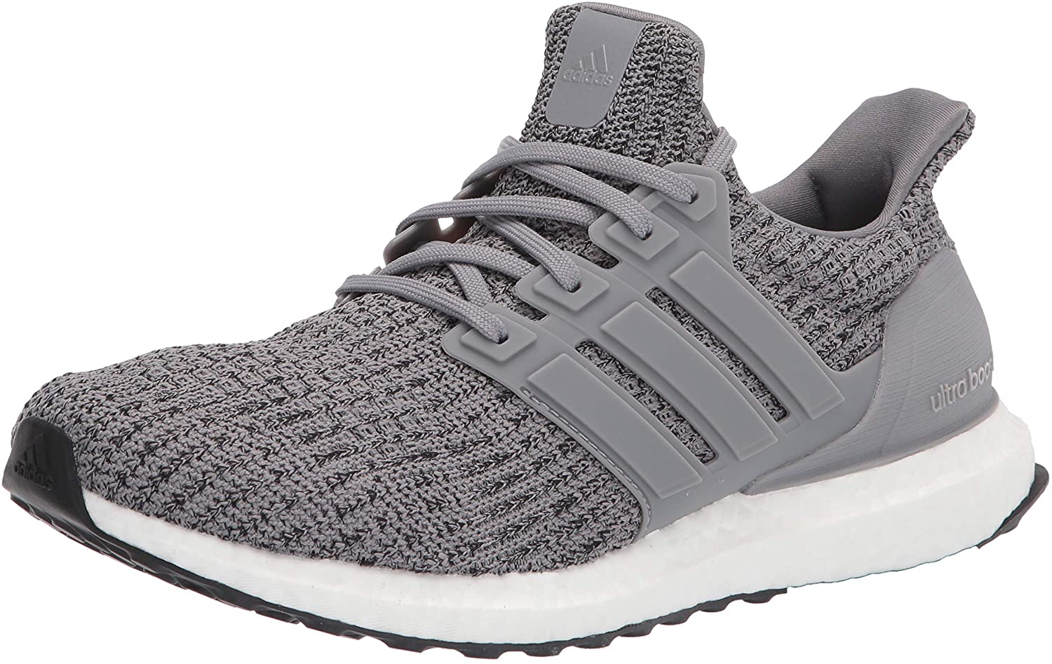 adidas Men's Ultraboost 4.0 DNA Running Shoe, Grey/Grey/Black, 10.5