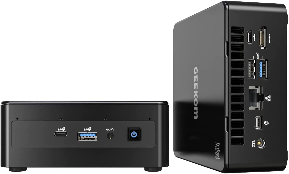 Mini PC, GEEKOM Mini IT8 Intel i5-8259U Mini Desktop Computer 16GB RAM 512GB PCIe SSD, Windows 11 Pro Mini Computer/Dual-Channel DDR4/HDMI2.0 4K UHD/Dual WiFi/BT/Gigabit Ethernet/VESA for Home/Office