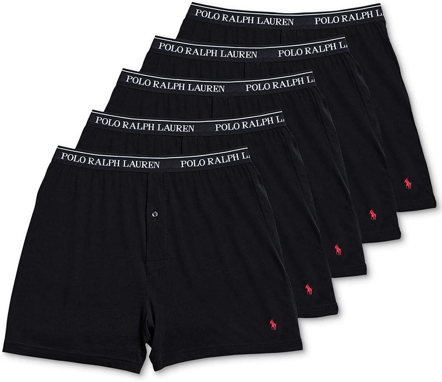 Polo Ralph Lauren Underwear Men's 5 Pack Classic Fit Boxer Briefs