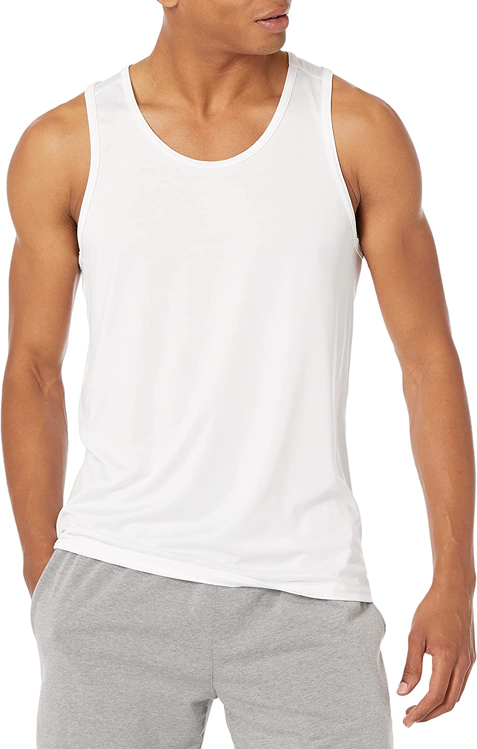 Amazon Essentials Men's Tech Stretch Tank T-Shirt