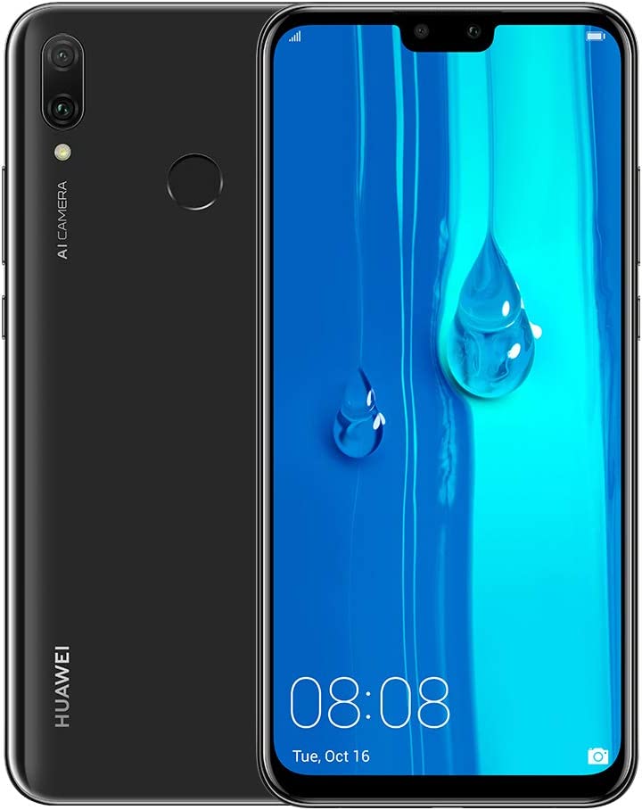 Huawei Y9 2019 JKM-LX3 6.5" HiSilicon Kirin 710 64GB 3GB RAM Dual SIM A-GPS Fingerprint -Glonass No Warranty US (Black)