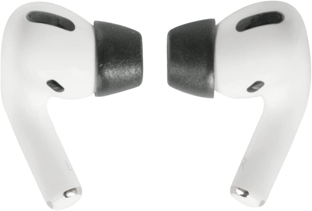 COMPLY Foam Apple AirPods Pro Earbud Tips for Comfortable, Noise-Canceling Earphones that Click On, and Stay Put (Assorted Sizes S/M/L, 3 Pairs)