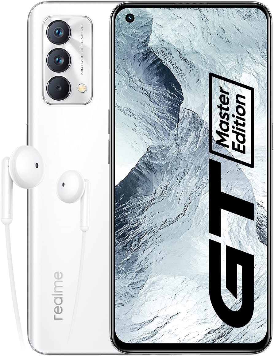 Realme GT Master Edition 5G Dual 256GB 8GB RAM Factory Unlocked (GSM Only | No CDMA - not Compatible with Verizon/Sprint) International Version - Luna White