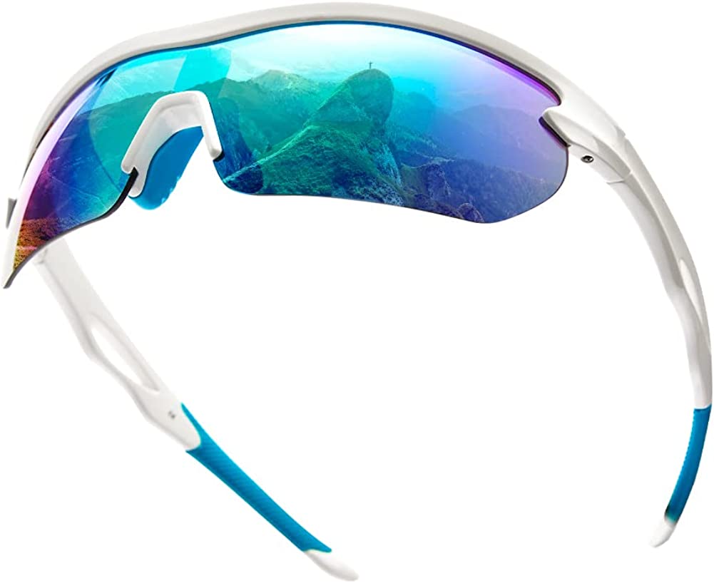 Polarized Cycling Glasses Sports Sunglasses UV400 Outdoor Recreation Fishing Golf Running Windproof Goggles for Riding