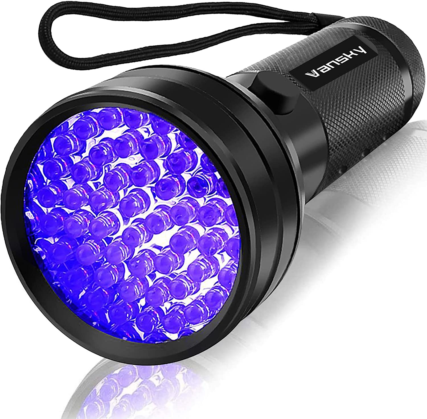 UV Flashlight Black Light, Vansky 51 LED Blacklight Pet Urine Detector for Dog/Cat Urine,Dry Stains,Bed Bug, Matching with Pet Odor Eliminator