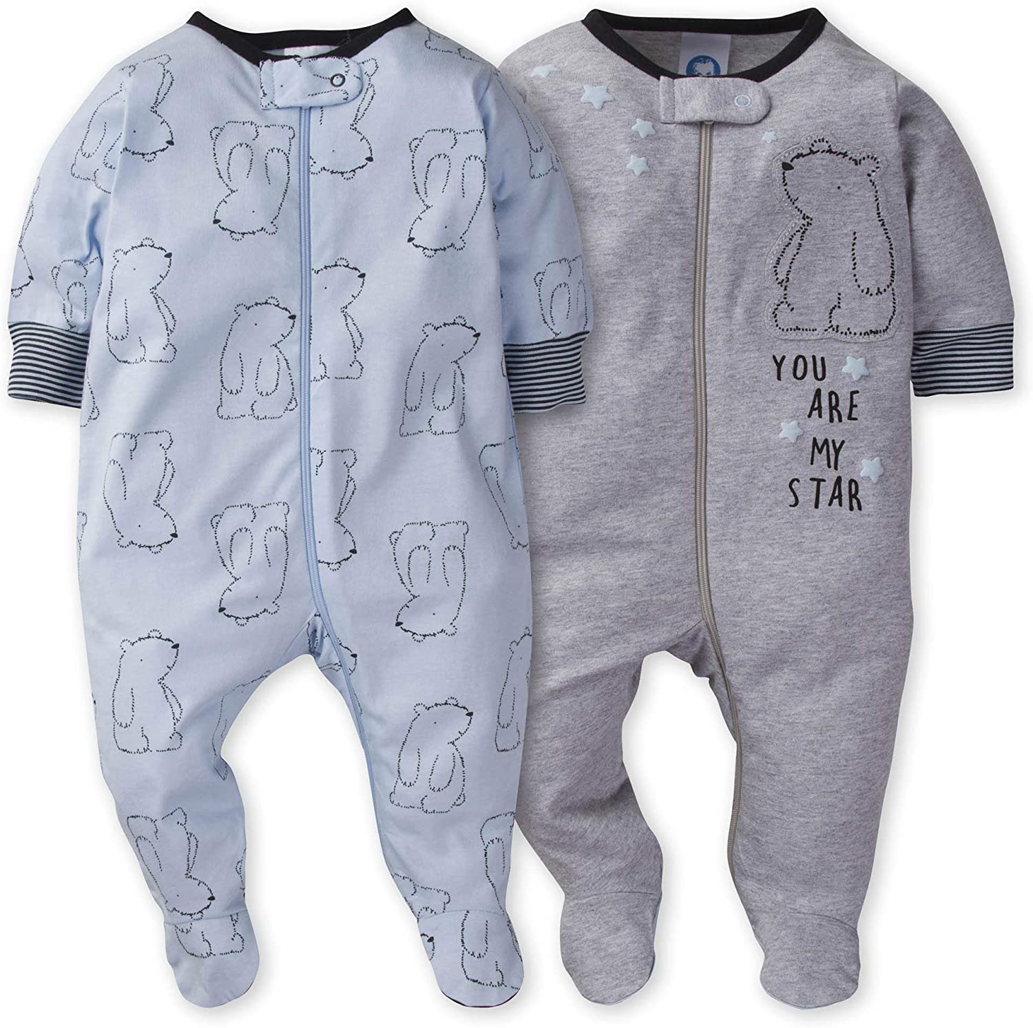 Gerber Baby Boys' 2-Pack Sleep 'N Play