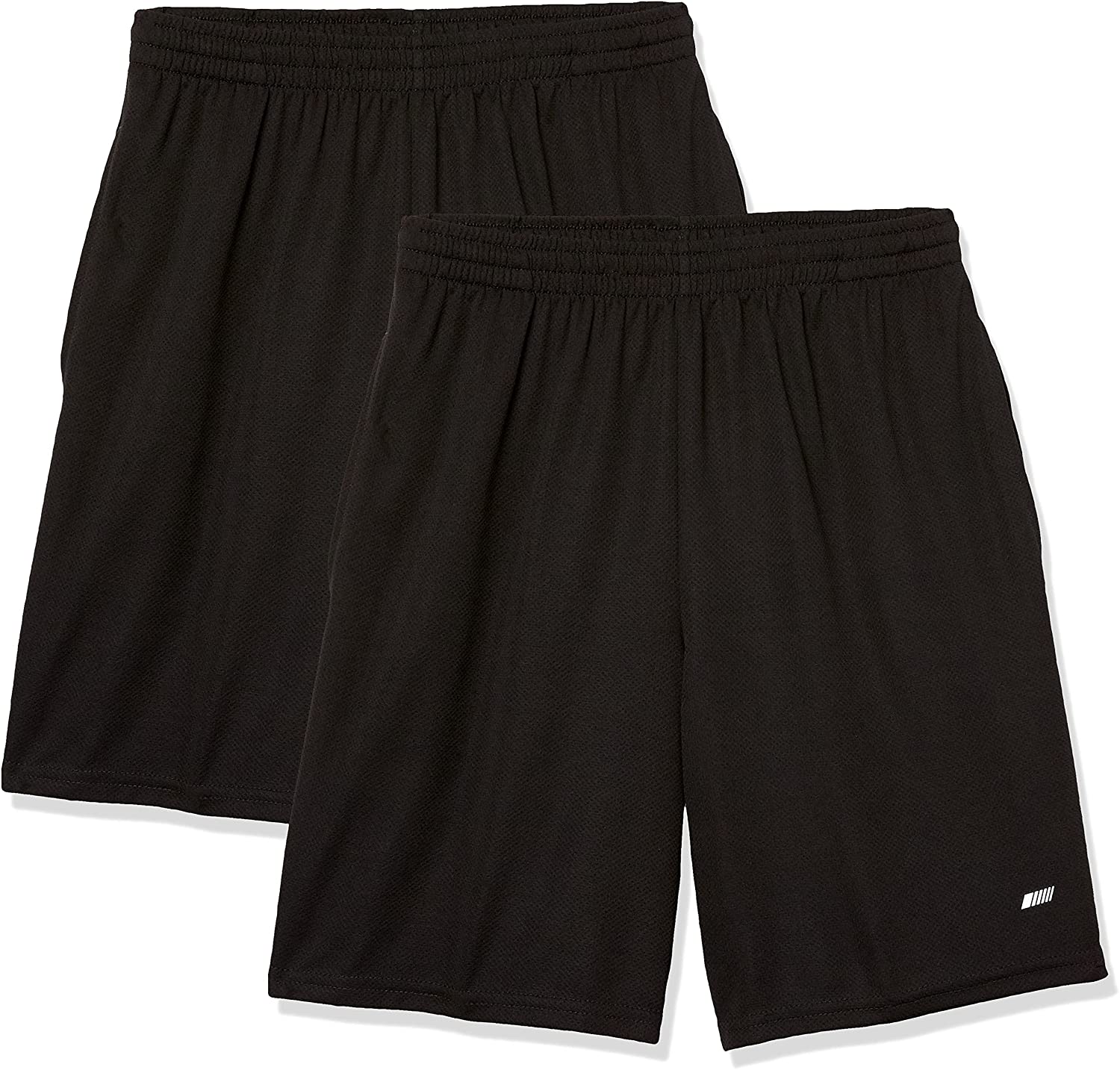 Amazon Essentials Men's Performance Tech Loose-Fit Shorts, Pack of 2