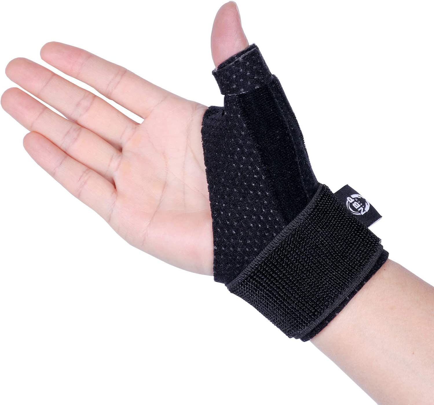 Dr.Welland Reversible Thumb & Wrist Stabilizer splint for BlackBerry Thumb, Trigger Finger, Pain Relief, Arthritis, Tendonitis, Sprained and Carpal Tunnel Supporting, Lightweight and Breathable S/M