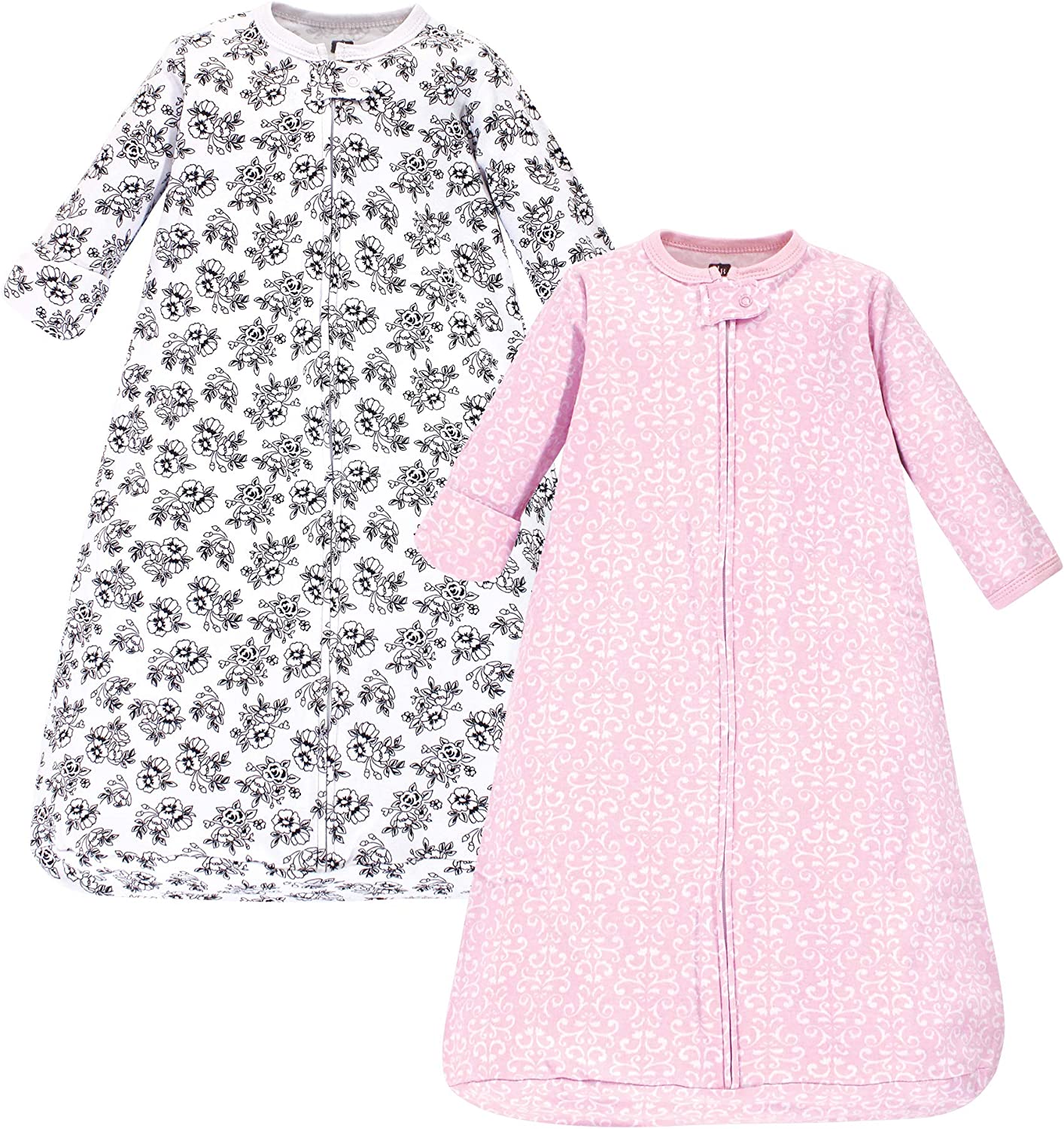 Hudson Baby Unisex Baby Cotton Long-Sleeve Wearable Sleeping Bag, Sack, Blanket