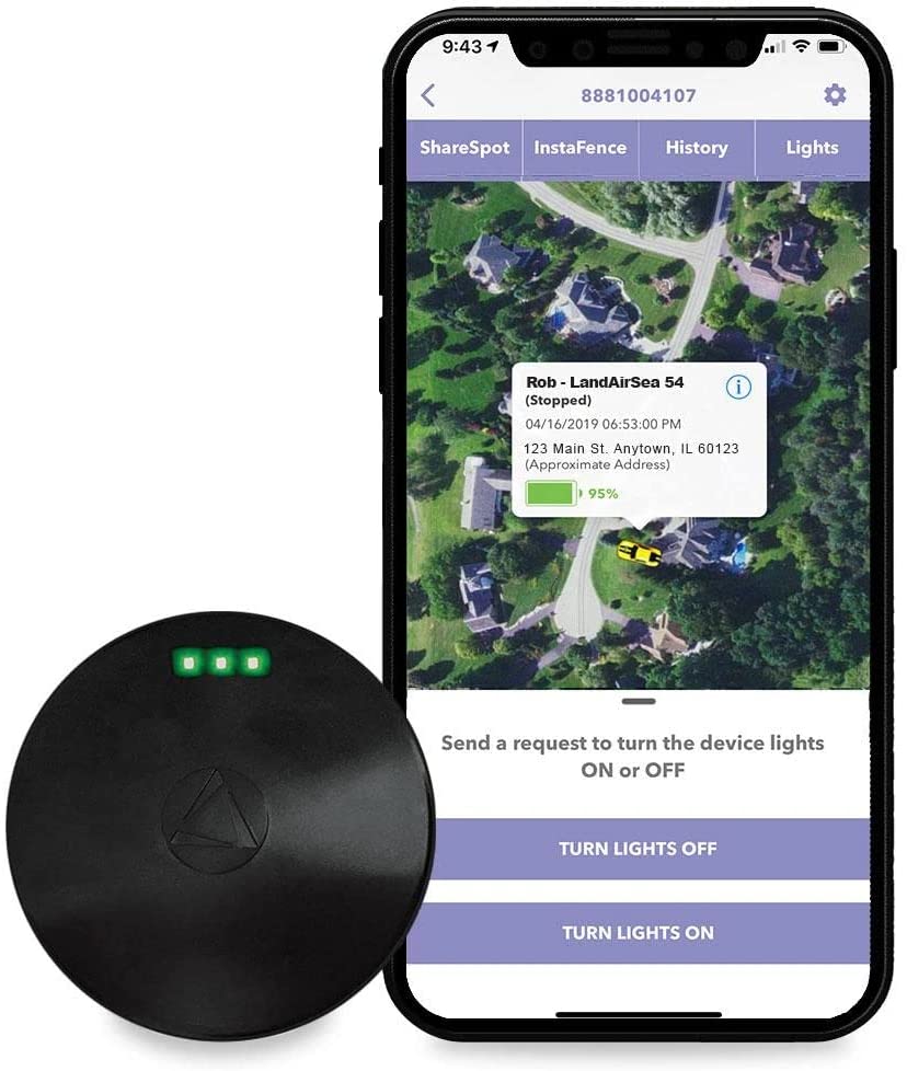 LandAirSea 54 GPS Tracker, - Waterproof Magnet Mount. Full Global Coverage. 4G LTE Real-Time Tracking for Vehicle, Asset, Fleet, Elderly and more. Subscription is required