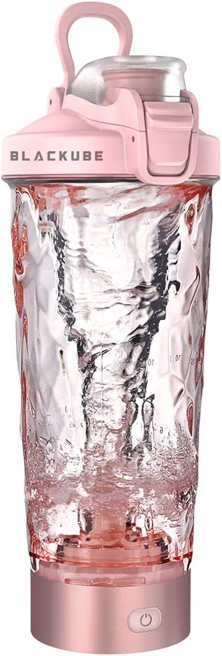 BLACKUBE Electric Protein Shaker Bottles - 24 oz Rechargeable Vortex Mixer Cup | BPA Free | Made with Tritan | for Making Protein Shakes