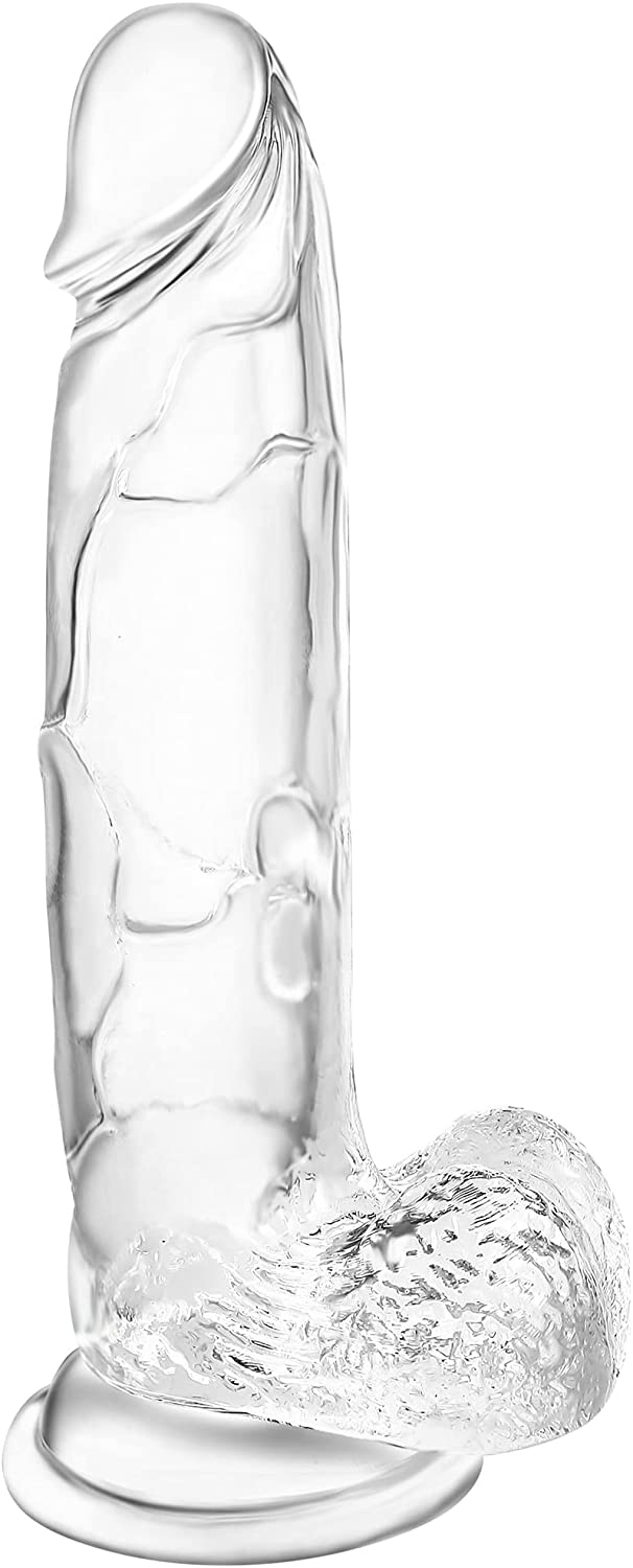 Realistic Dildos,8.9 Inch , Body-Safe Material Lifelike Huge Penis with Strong Suction Cup for Hands-Free Play for Women or Men