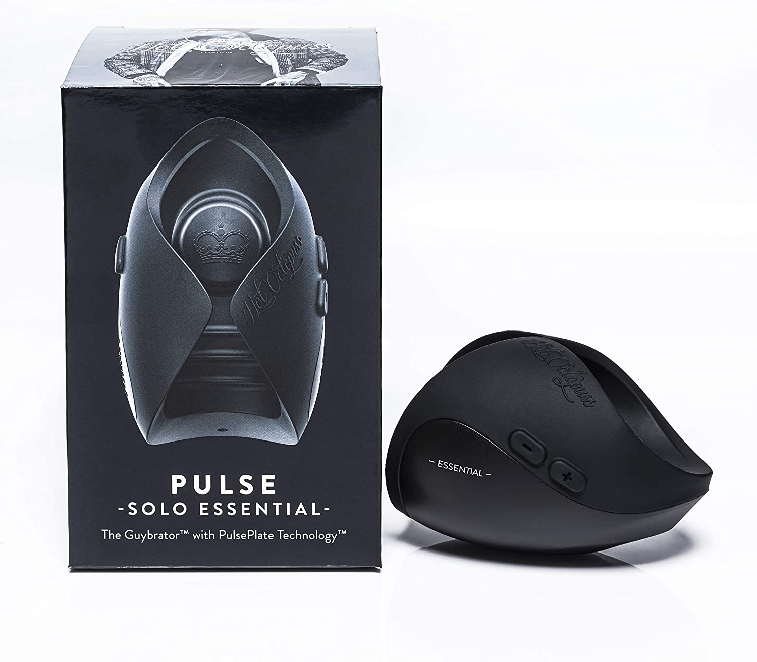 Hot Octopuss Pulse Solo Essential Extra Powerful Vibrating Sleeve & Masturbator - Best Guybrator for Intense Solo Therapeutic Massage; 9 Speeds, 6 Vibration Modes, Fast USB Recharge, 100% Waterproof