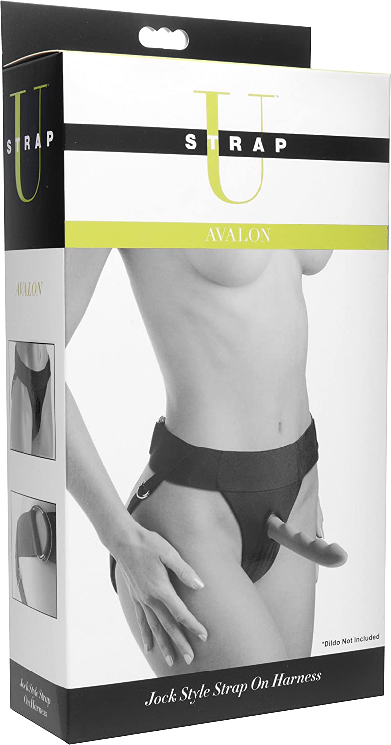 Strap U Avalon Jock Style Strap-On Harness, Black (AE158)