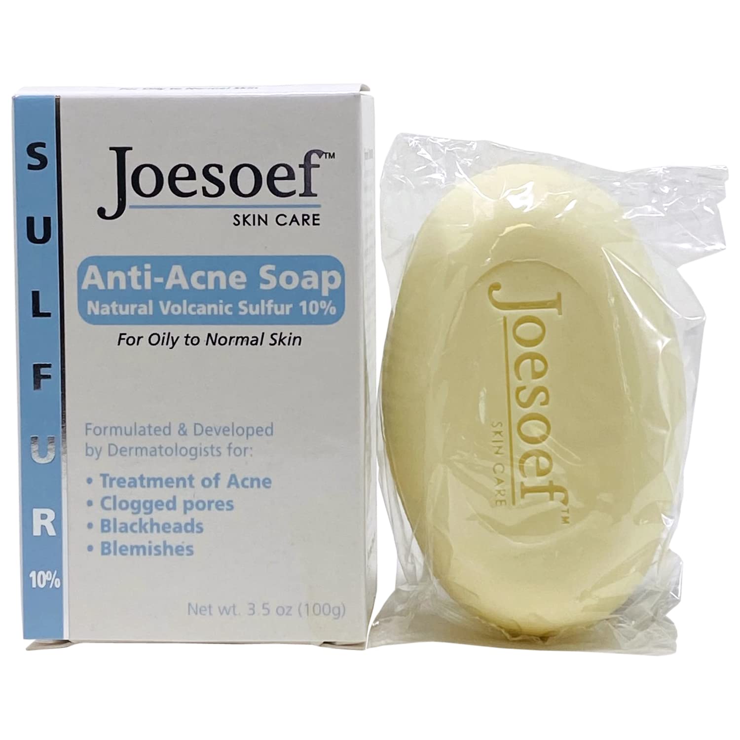 Sulfur Soap for Acne Pharmaceutical Grade Dermatologists FDA Approved for Acne Rosacea 100G