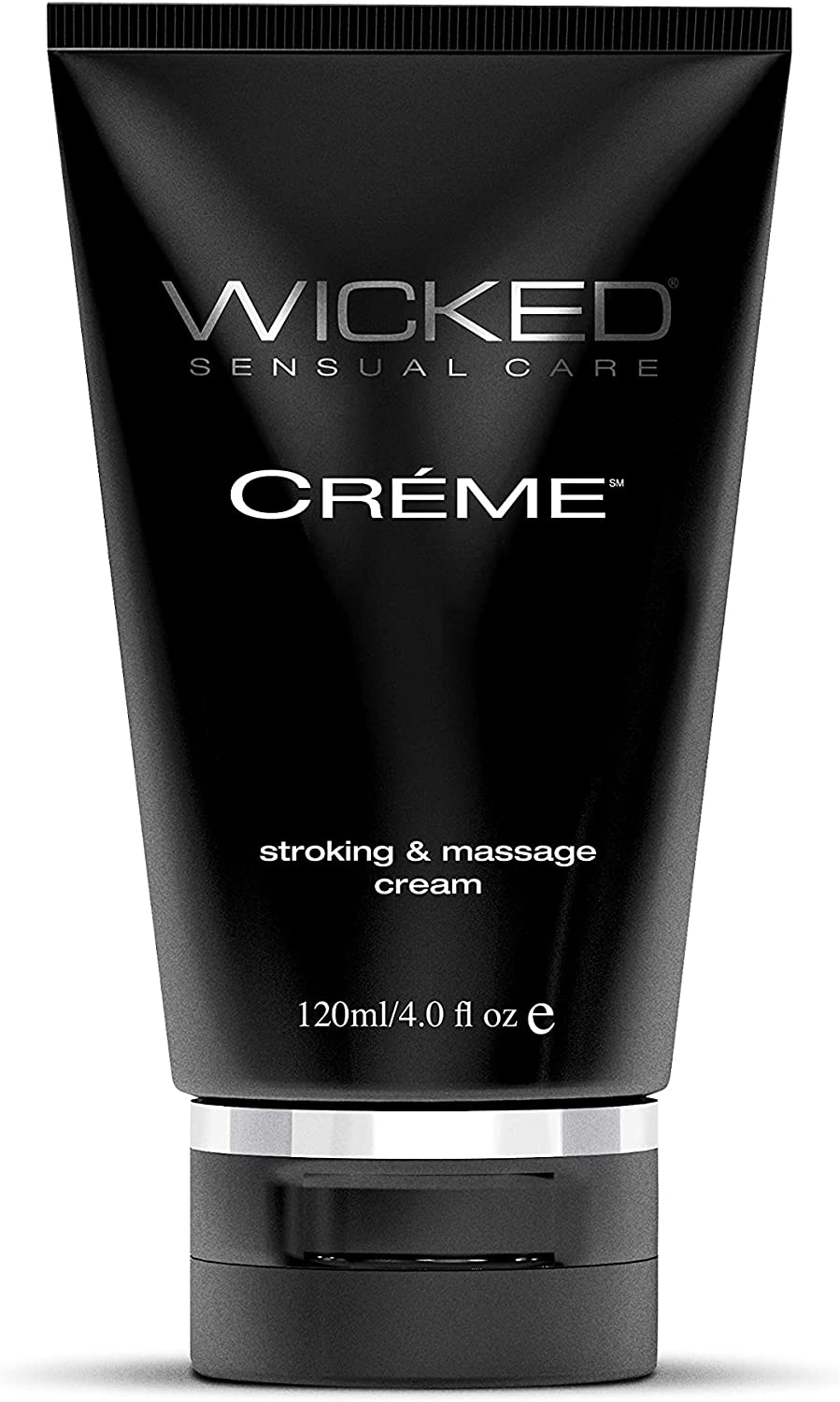 Wicked Sensual Care Wicked Crème Masturbation Cream for Men 4 Ounce, Black